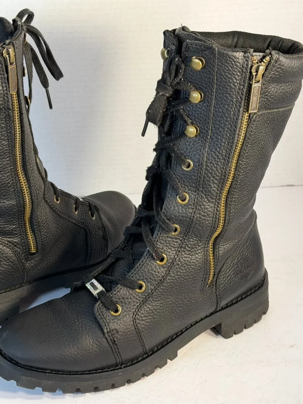 Harley-Davidson black leather